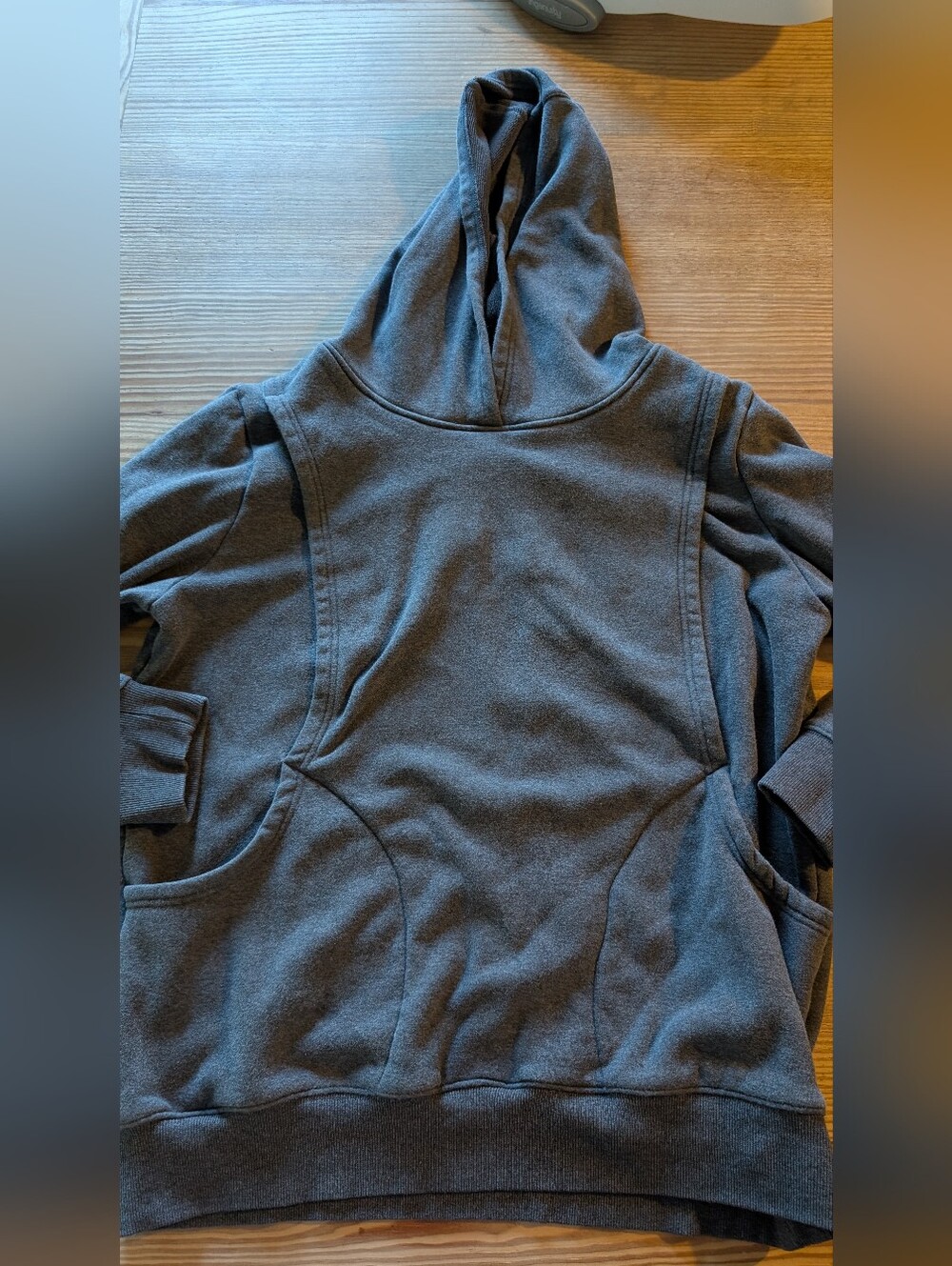 Latched Mama Charcoal Gray Hoodie Sweatshirt
